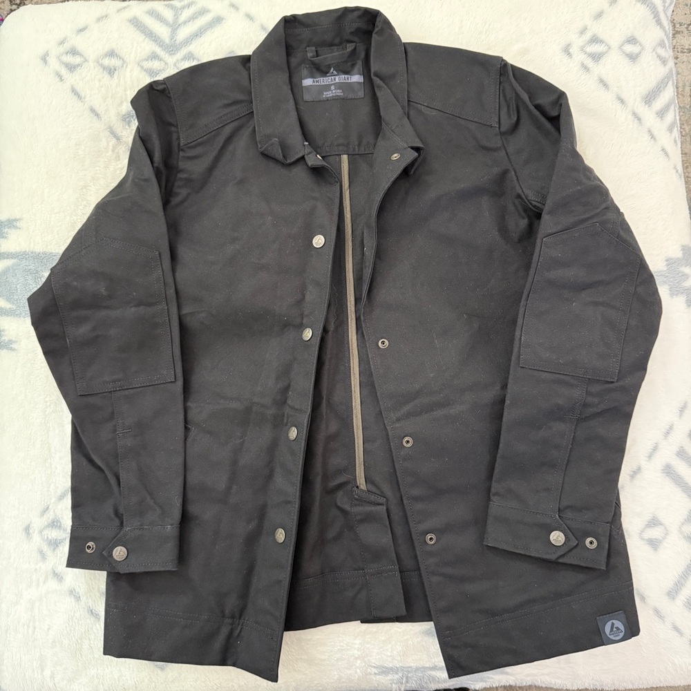 American Giant Women’s Jacket- black/never worn size small